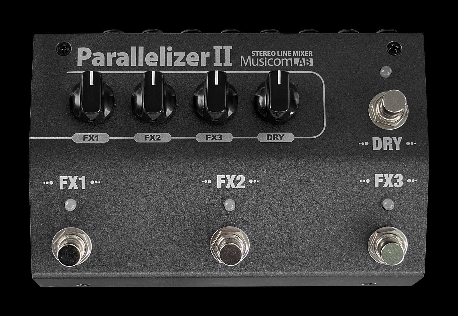line mixer pedal MusicomLAB Parallelizer II Stereo Line Mixer