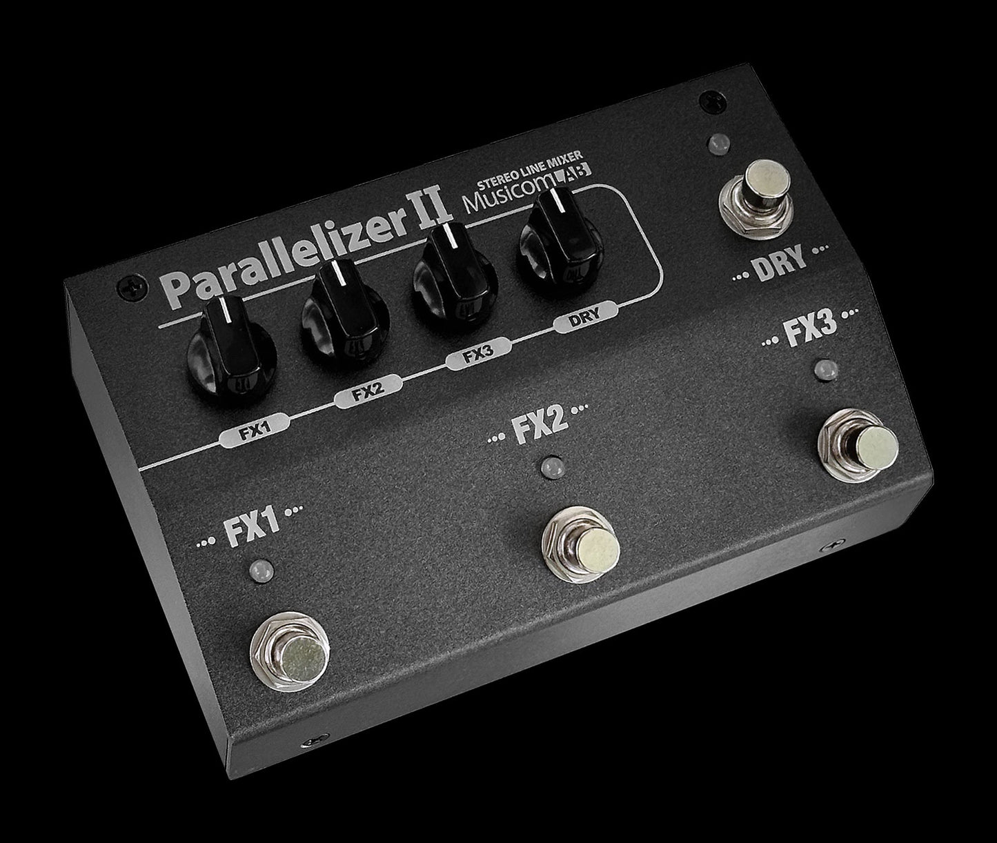 stereo mixer pedal MusicomLAB Parallelizer II Stereo Line Mixer