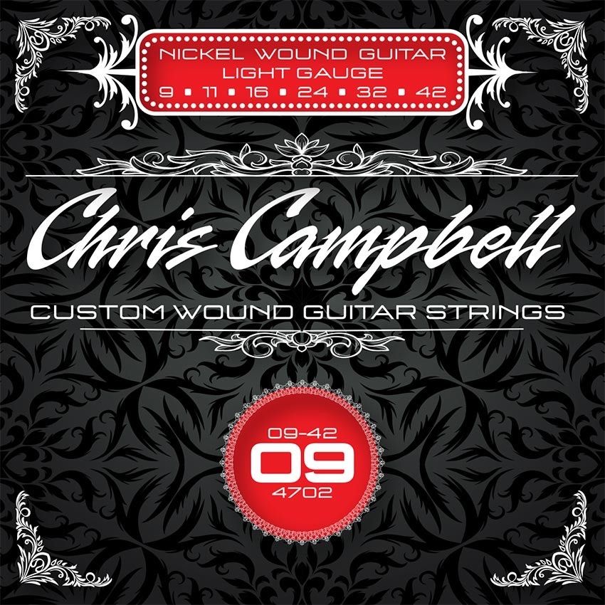 Chris Campbell Custom Nickel Steel Electric Guitar Strings