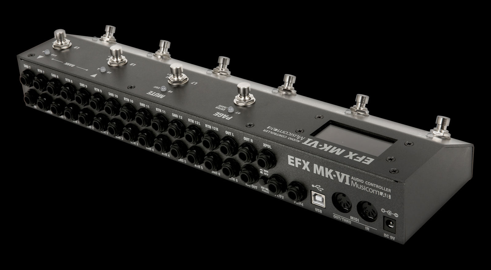 MusicomLAB EFX MK-VI Audio Controller / Switcher – Santa Cruz Music